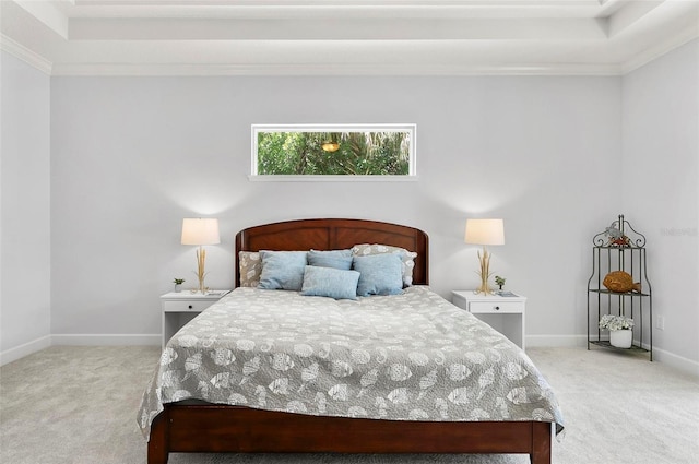 15 Long Pl, Palm Coast, FL 32137 - carpeted bedroom featuring crown molding and baseboards