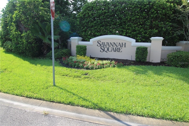 07 Gaston Pl, Palm Coast, FL 32164 - community sign featuring a lawn