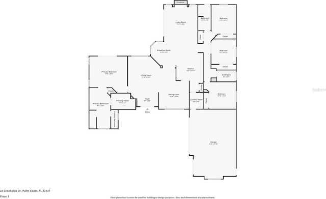 23 Creekside Dr, Palm Coast, FL 32137 - view of room layout
