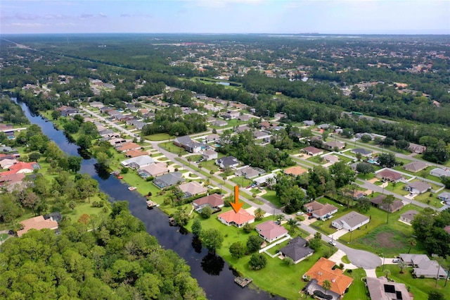 16 Birchwood Pl, Palm Coast, FL 32137 - aerial view of property and surrounding area featuring a nearby body of water and nearby suburban area