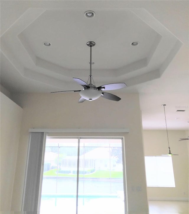 28 Front St, Palm Coast, FL 32137 - detailed view of a ceiling fan and recessed lighting