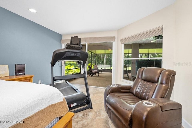 3959 S Chinook Ln, Ormond Beach, FL 32174 - carpeted bedroom featuring recessed lighting