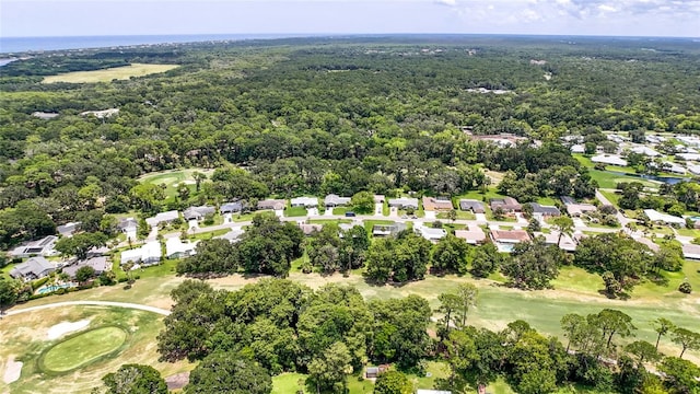 16 Courtney Pl, Palm Coast, FL 32137 - aerial view of property and surrounding area featuring a golf club and nearby suburban area