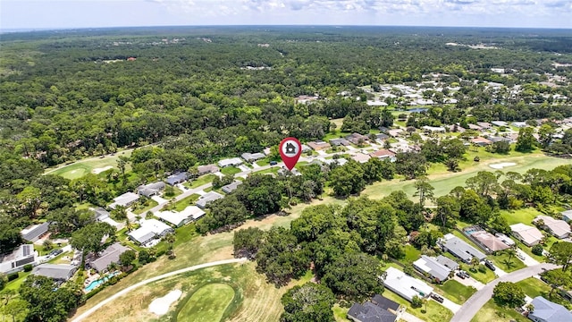 16 Courtney Pl, Palm Coast, FL 32137 - aerial view of property's location featuring a golf course and nearby suburban area