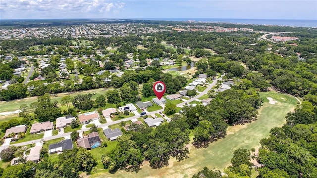 16 Courtney Pl, Palm Coast, FL 32137 - aerial view of property's location featuring a local golf course and a nearby body of water