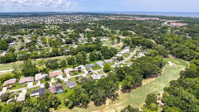 16 Courtney Pl, Palm Coast, FL 32137 - drone / aerial view of a local golf course and a nearby body of water