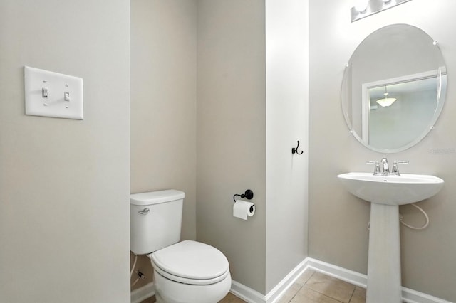 176 Nelson Ln, Saint Johns, FL 32259 - bathroom with toilet and tile patterned flooring