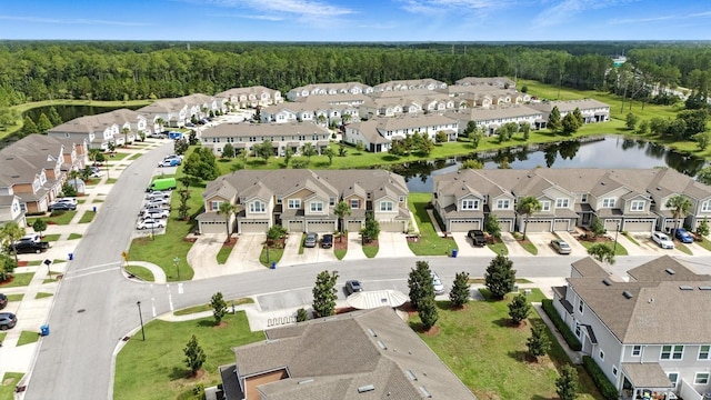 176 Nelson Ln, Saint Johns, FL 32259 - aerial view of residential area featuring a forest and a nearby body of water