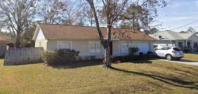 20 Prince Anthony Ln, Palm Coast, FL 32164 - ranch-style house with an attached garage, stucco siding, and concrete driveway