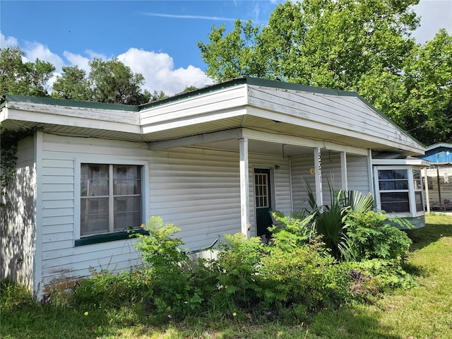 view of side of property