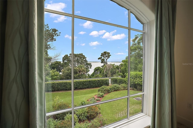 view of room details