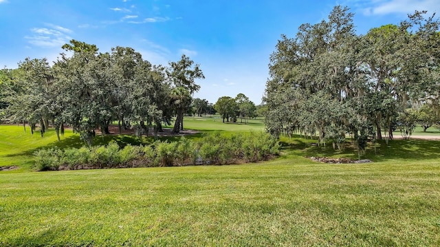 view of home's community featuring a lawn