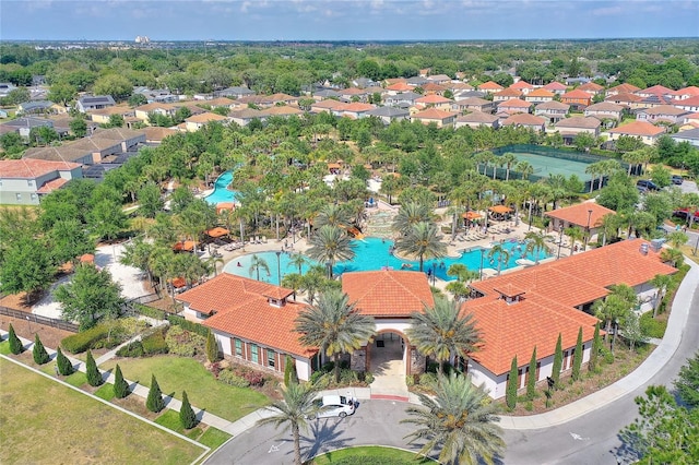 view of birds eye view of property