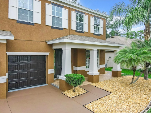 view of front of house with covered porch