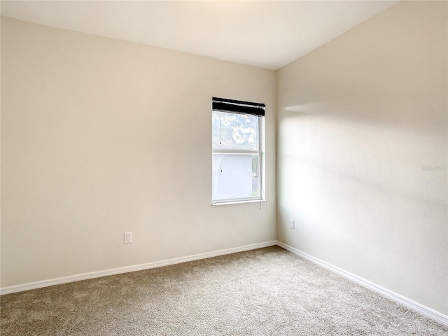 empty room featuring carpet flooring