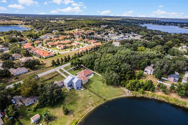 10120 Lakeshore Dr, Clermont, FL 34711 - aerial perspective of suburban area with a nearby body of water
