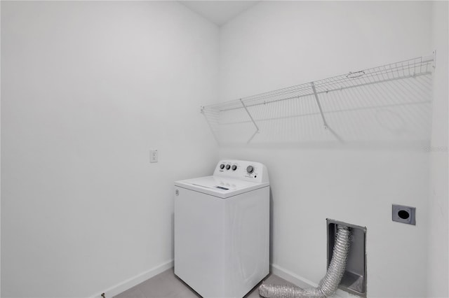 laundry area with washer / clothes dryer