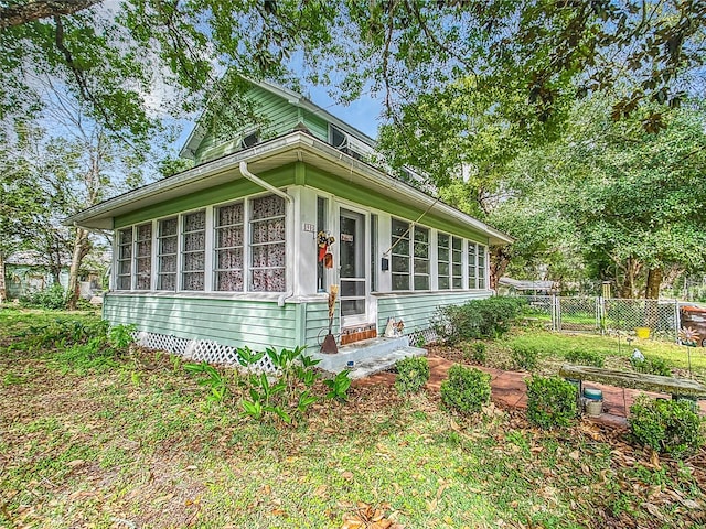 view of side of home