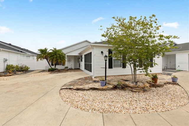 view of ranch-style house