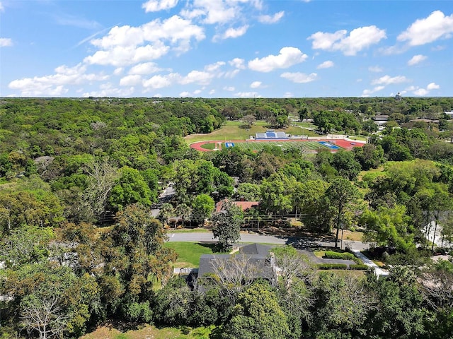 view of aerial view