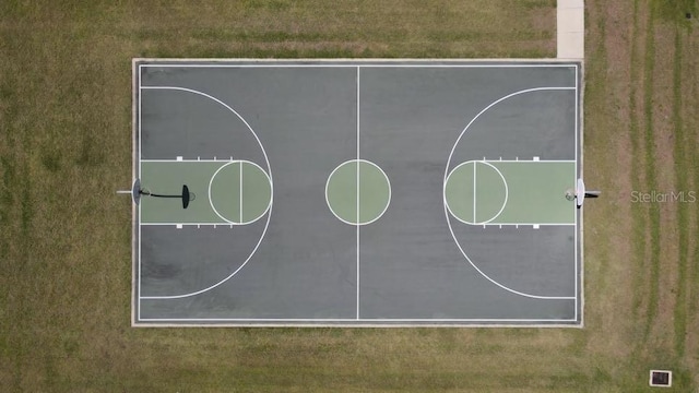 view of basketball court