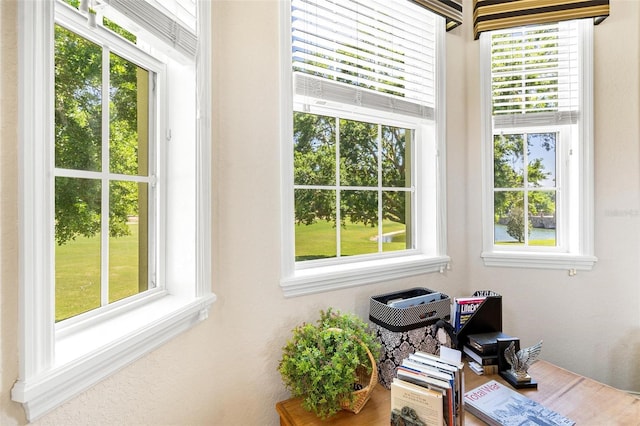 office space with a wealth of natural light