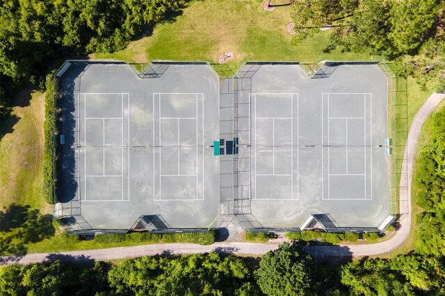 view of aerial view