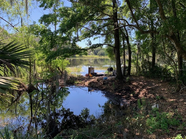 view of water view