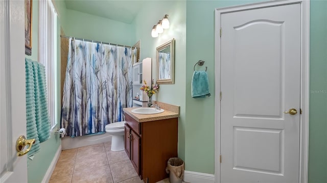 23321 N Buckhill Rd, Howey In The Hills, FL 34737 - full bathroom featuring vanity and tile patterned flooring