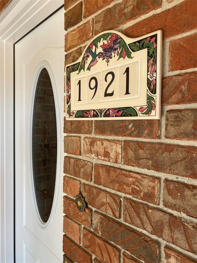 1921 Smitty Rd, Weirsdale, FL 32195 - exterior view of brick siding