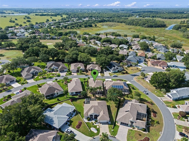 drone / aerial view featuring a residential view