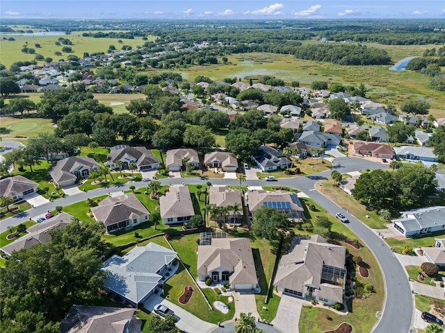 bird's eye view featuring a residential view