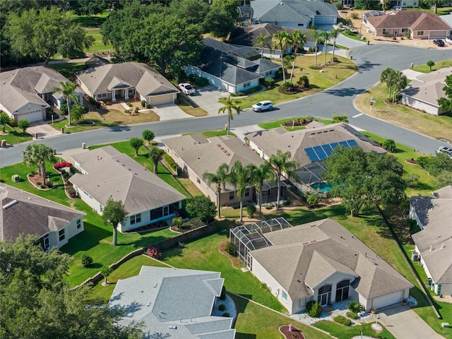 bird's eye view featuring a residential view