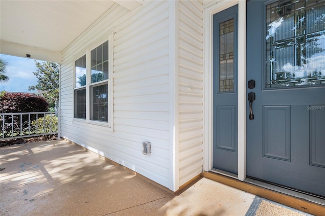 view of entrance to property