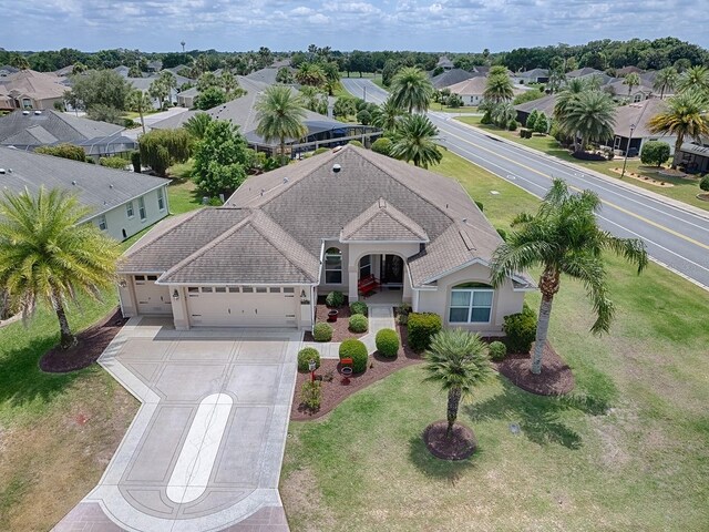 bird's eye view featuring a residential view