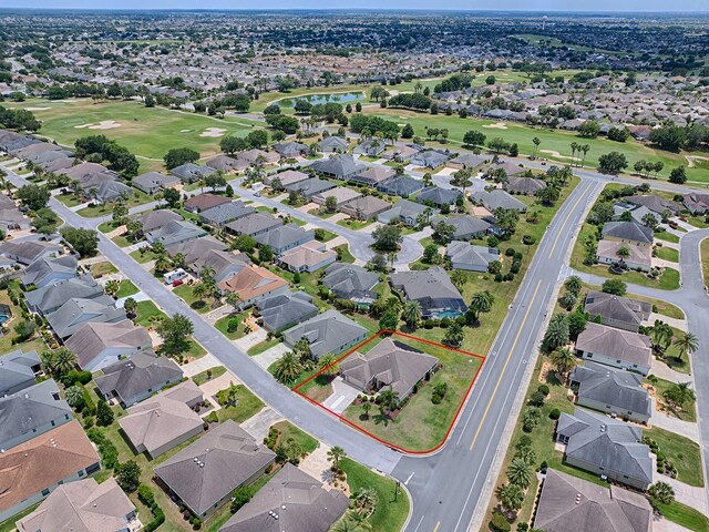 birds eye view of property featuring a residential view