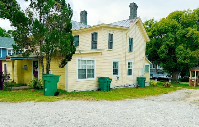 view of back of property