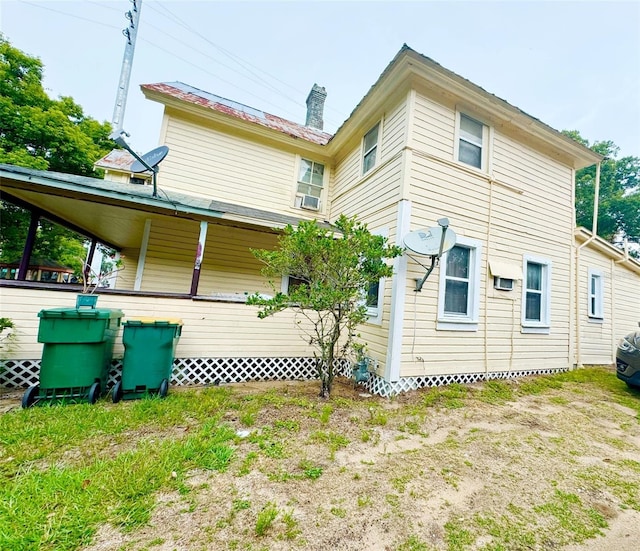 view of rear view of house