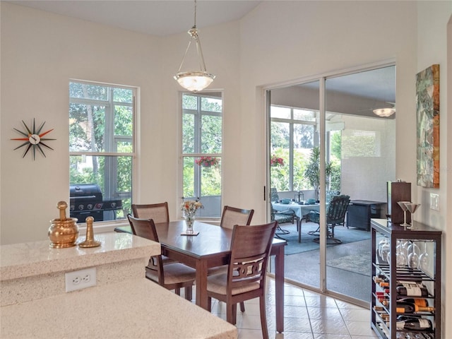 view of dining space