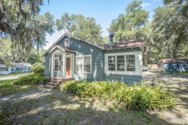 view of bungalow-style home