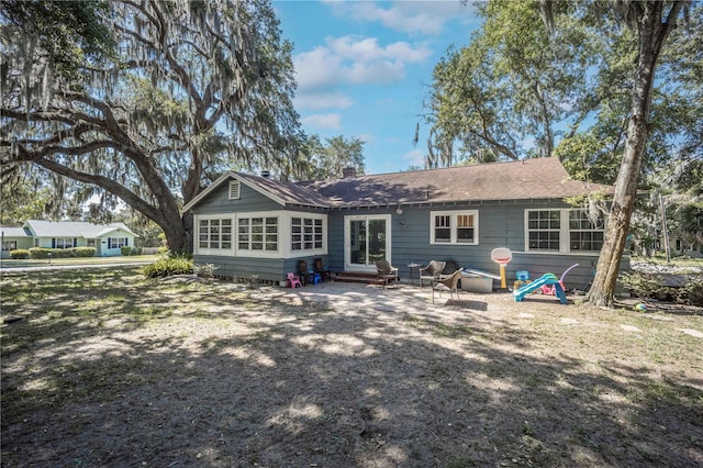 view of back of property