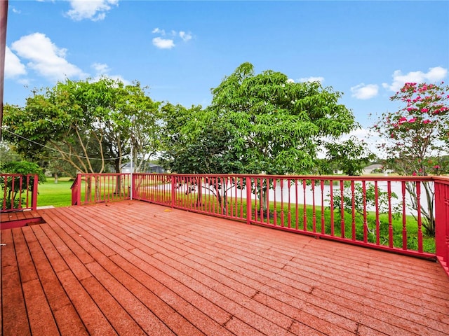 view of deck