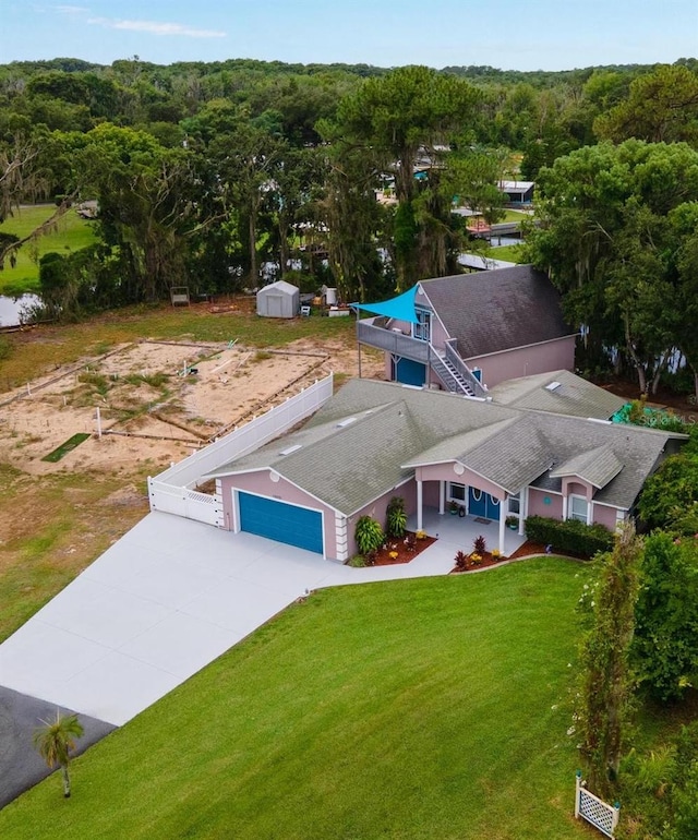 view of birds eye view of property