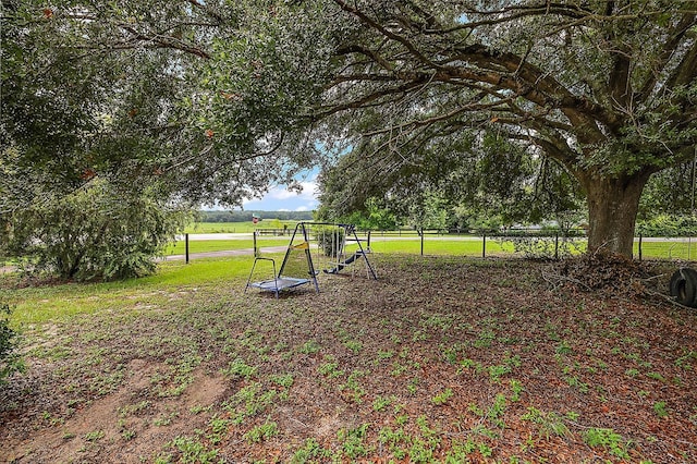 view of jungle gym