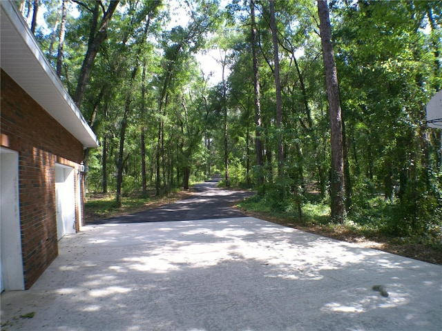 view of road