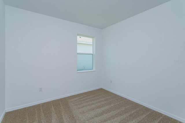 unfurnished room with carpet flooring