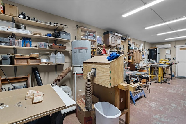 interior space featuring a wall unit AC