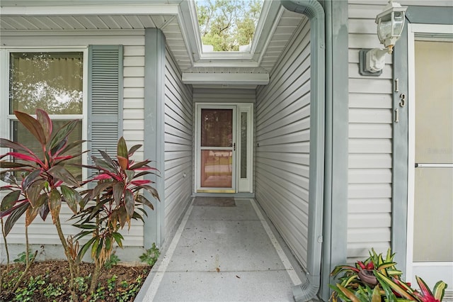 view of entrance to property