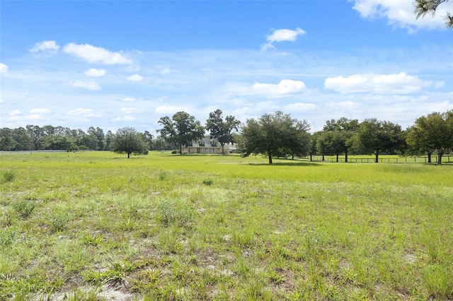 view of nature with a rural view