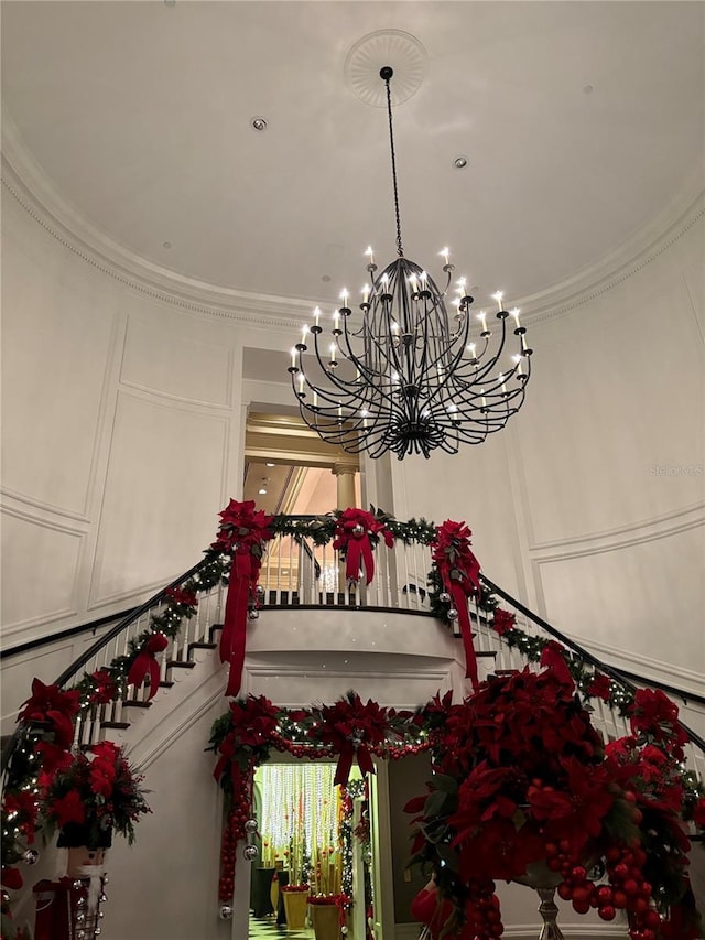 interior details featuring crown molding